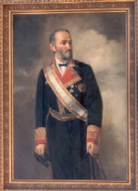 Claudio Alvargonzalez Sanchez. Retrato al oleo